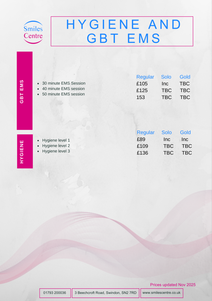 smiles price dentist